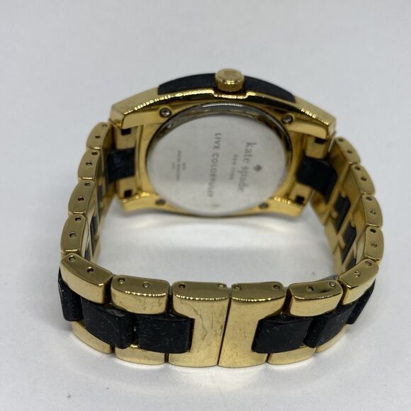 Kate Spade New York Skyline 1YRU0161 Women Gold/Black Band Analog Watch MP563 - Picture 10 of 12